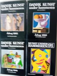 Billede af bogen Kunst under hammeren 4 stk. 1985, 1986, 1988, 1991