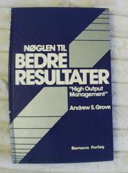 Billede af bogen Nøglen til bedre resultater