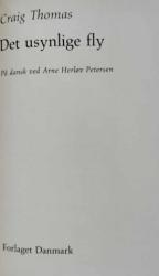 Billede af bogen Det usynlige fly