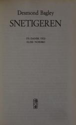 Billede af bogen Snetigeren Billede af bogen Snetigeren