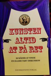 Billede af bogen Kunsten altid at få ret