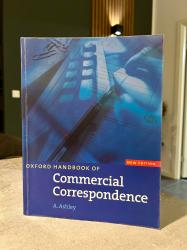 Billede af bogen Oxford Handbook of Commercial Correspondence Billede af bogen Oxford Handbook of Commercial Correspondence