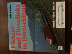 Billede af bogen Elektro-und Dieselloks in Deuttscchland
