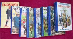 Billede af bogen Flemmingbøgerne 1935-udgaven, 8 bøger, nr 7, 8 og 11 mangler