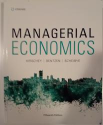 Billede af bogen Managerial Economics
