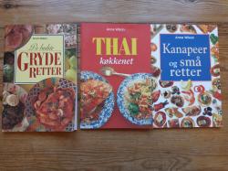 Billede af bogen Gryderetter, Thai-køkkenet, Kanapeer og små retter