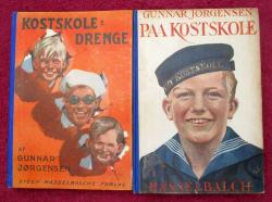 Billede af bogen Gunnar Jørgensen, 2 kostskolebøger