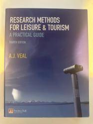 Billede af bogen Research Methods for Leisure & Tourism A Practical Guide