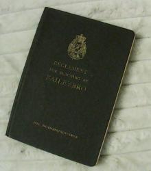 Billede af bogen Reglement for slagning af Baileybro for ingeniørtropperne