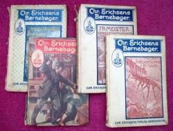 Billede af bogen Chr. Erichsens Børnebøger, 4 små bind