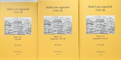 Billede af bogen Hald Lens regnskab 1541-46 bd. 1 - 3