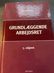 Billede af bogen Grundlæggende arbejdsret