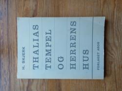 Billede af bogen Thalias Tempel og Herrens Hus