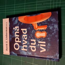 Billede af bogen Opnå hvad du vil