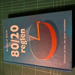 Billede af bogen 80/20-reglen. Fokusèr på det der gover resultater.