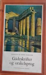 Billede af bogen Gådeskrifter og orakelsprog. Forsvundne byer