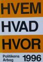 Billede af bogen HVEM HVAD HVOR 1996 -Politikens Årbog