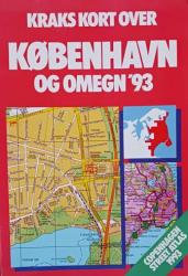 Billede af bogen Kraks kort København & Omegn ’93
