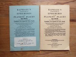Billede af bogen Raphael's astronomical ephemeris of the planets' places for 1947 og 1949