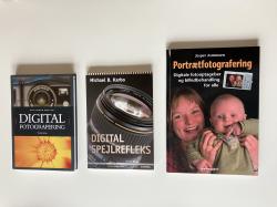 Billede af bogen Digital fotografering + Digital spejlrefleks + Portrætfotografering (3 bøger)